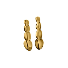 Load image into Gallery viewer, EDBLAD PEBBLE EARRINGS LONG GOLD
