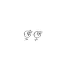Load image into Gallery viewer, CU JEWELLERY ♀ VENUS EARRINGS SMALL, SILVER