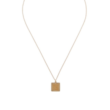 Load image into Gallery viewer, CU JEWELLERY TWO SQUARE PENDANT GOLD