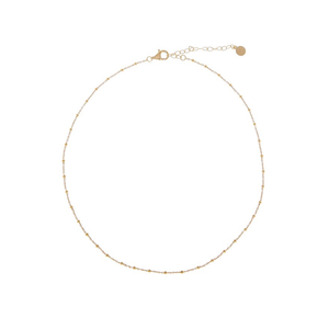 CU JEWELLERY TWO BEADED NECKLACE GOLD