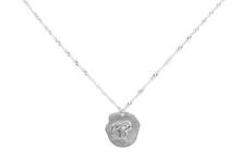 Load image into Gallery viewer, CU JEWELLERY TWO ELEPHANT NECKLACE SILVER