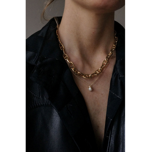 CU JEWELLERY VICTORY CHAIN NECKLACE GOLD LONG