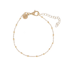 Load image into Gallery viewer, CU JEWELLERY TWO BEADED BRACELET GOLD