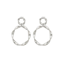 Load image into Gallery viewer, EDBLAD SWIRL EARRINGS STEEL