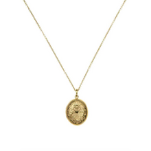 Load image into Gallery viewer, PANTOLIN ARABESQUE LOCKET NECKLACE GOLD