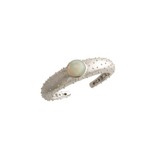 Load image into Gallery viewer, PANTOLIN OSTRICH OPAL BRACELET SILVER