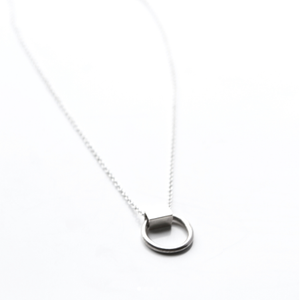 LA TERRA JEWELRY DAINTY SILVER NECKLACE