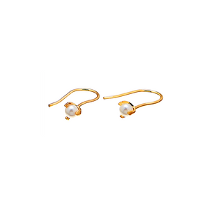 CU JEWELLERY PEARL SHORT EAR GOLD