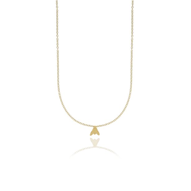 CU JEWELLERY FLY LONG NECKLACE GOLD