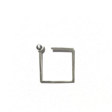 Load image into Gallery viewer, LA TERRA JEWELRY SQUARE ORB OPEN RING