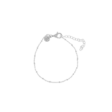 Load image into Gallery viewer, CU JEWELLERY TWO BEADED BRACELET SILVER