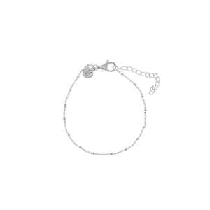 CU JEWELLERY TWO BEADED BRACELET SILVER