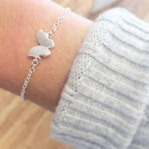 CU JEWELLERY BUTTERFLY BRACELET SILVER