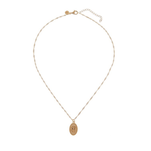 CU JEWELLERY TWO FLOWER NECKLACE GOLD