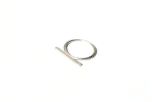 Load image into Gallery viewer, LA TERRA JEWELRY BAR RING SILVER