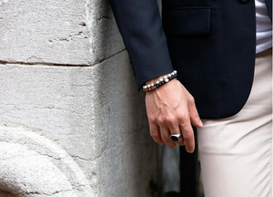 BY BILLGREN RING  SVART STAINLESS STEEL