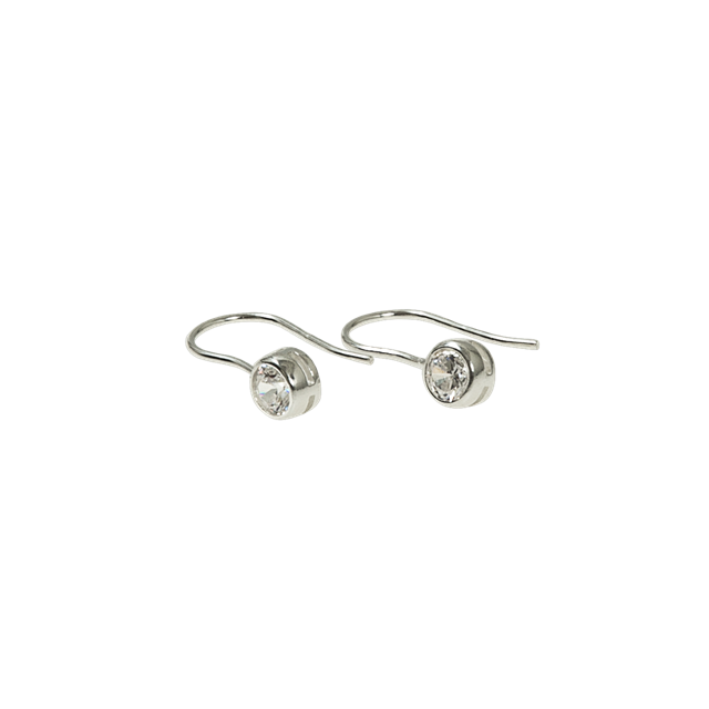 CU JEWELLERY CUBIC SHORT EARRINGS