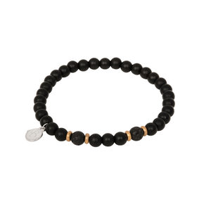 BY BILLGREN BEADSARMBAND, ONYX