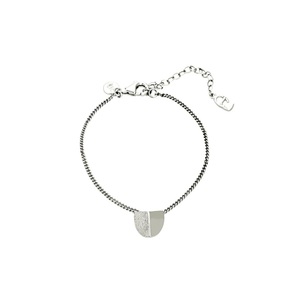 CU JEWELLERY ROOF BIG BRACELET SILVER