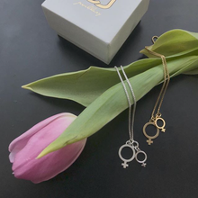 Load image into Gallery viewer, CU JEWELLERY LETTERS GULDKEDJA / 3 längder