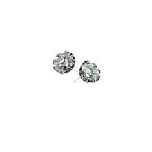 Load image into Gallery viewer, YVONE CHRISTA TULIP EARRINGS L, CZ