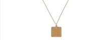 Load image into Gallery viewer, CU JEWELLERY TWO SQUARE PENDANT GOLD