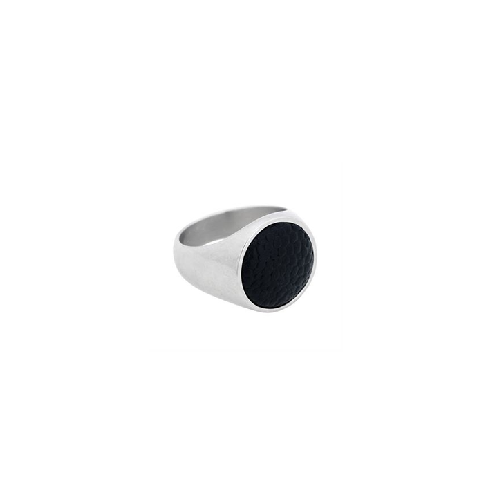 BY BILLGREN RING  SVART STAINLESS STEEL