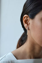 Load image into Gallery viewer, LA TERRA SLIM BAR EARRINGS