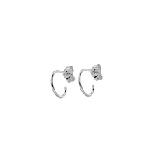 Load image into Gallery viewer, CU JEWELLERY TWO SMALL ROUND EAR SILVER