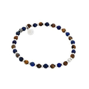 BY BILLGREN BEADSARMBAND TIGERÖGA LAPIS