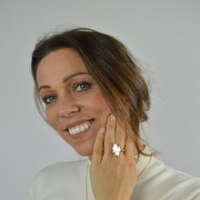 Load image into Gallery viewer, BY BJÖRK RING MED REKTANGULÄRA STENAR