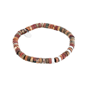 BY BILLGREN ARMBAND, JASPIS BRUN