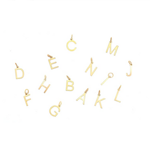 CU JEWELLERY LETTERS BERLOCKER GOLD