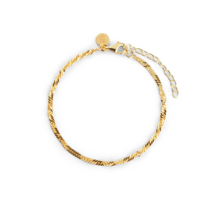 CU JEWELLERY LETTERS SINGAPORE BRACELET GOLD