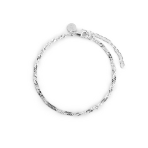 CU JEWELLERY LETTERS SINGAPORE BRACELET SILVER