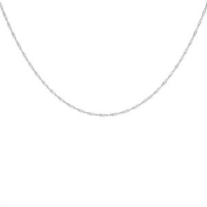 CU JEWELLERY LETTERS SINGAPORE NECKLACE SILVER