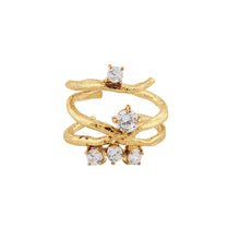 Load image into Gallery viewer, CU JEWELLERY ONE BIG STONE RING GOLD