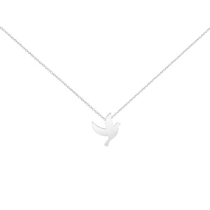 CU JEWELLERY PEACE NECKLACE SILVER