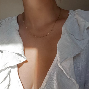 CU JEWELLERY TWO BEADS NECKLACE
