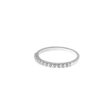 Load image into Gallery viewer, CU JEWELLERY TWO STONE RING SILVER