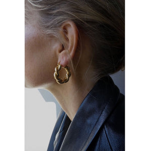 CU JEWELLERY VICTORY BIG TWIN EAR GOLD