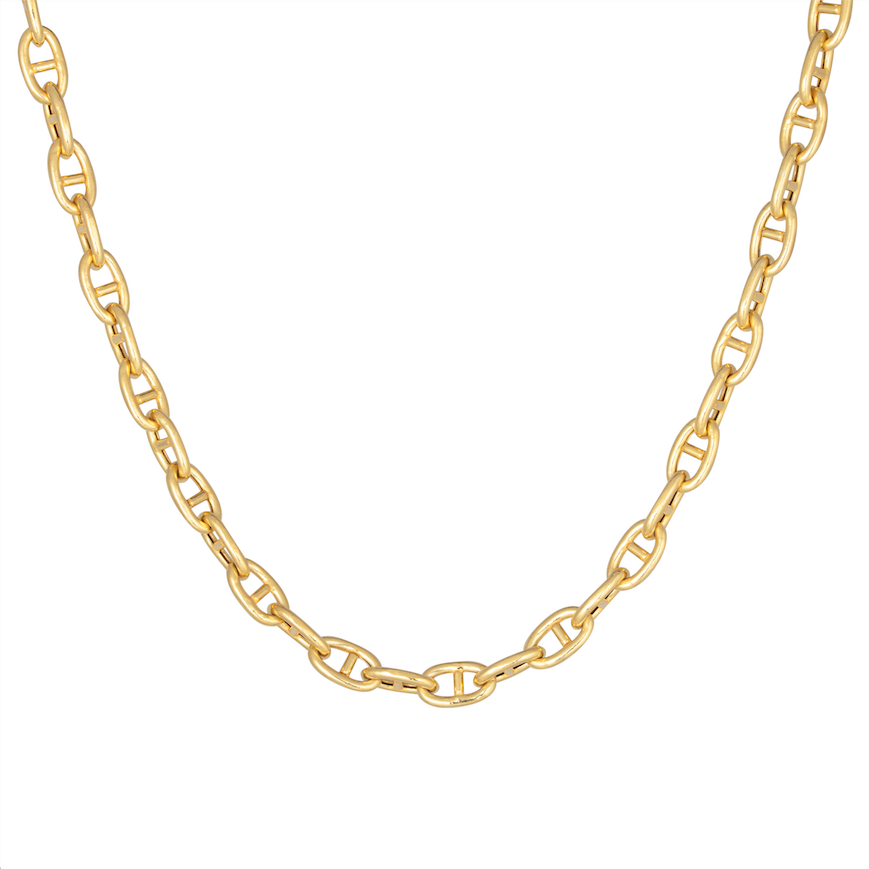 CU JEWELLERY VICTORY CHAIN NECKLACE GOLD SHORT