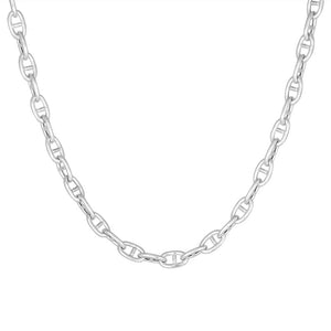 CU JEWELLERY VICTORY CHAIN NECKLACE SILVER SHORT