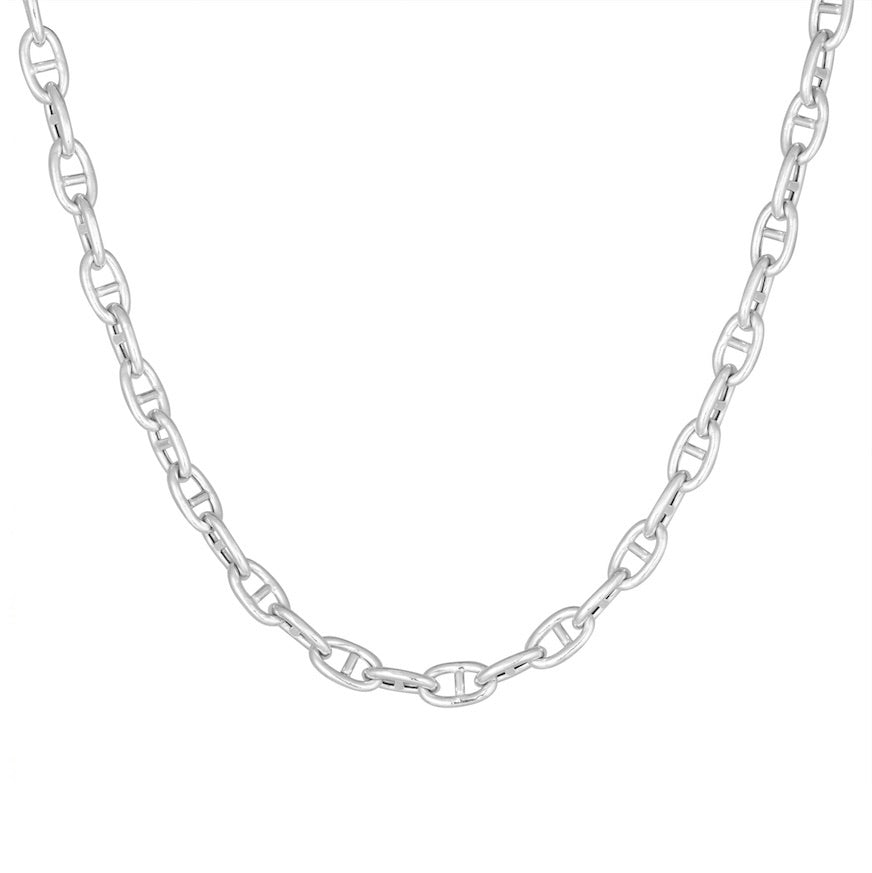 CU JEWELLERY VICTORY CHAIN NECKLACE SILVER SHORT