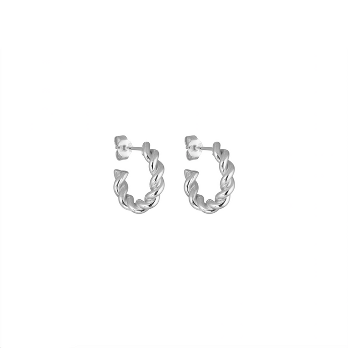 CU JEWELLERY VICTORY SMALL TWIN EAR SILVER