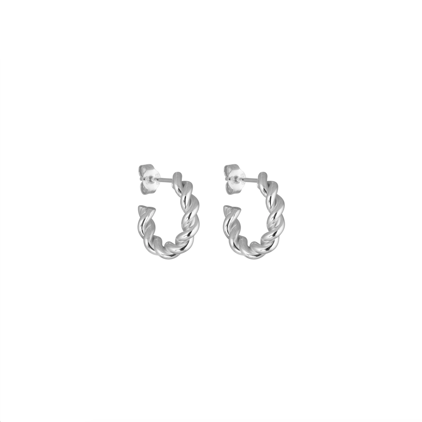 CU JEWELLERY VICTORY SMALL TWIN EAR SILVER