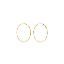 Load image into Gallery viewer, CU JEWELLERY LETTERS HOOP EAR GOLD