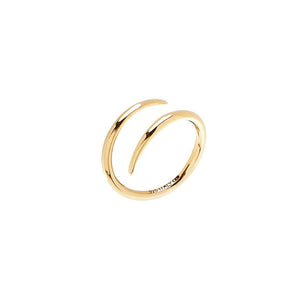 CU JEWELLERY LOOP RING GOLD