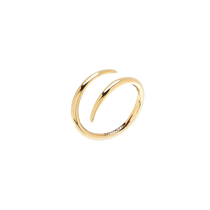 CU JEWELLERY LOOP RING GOLD