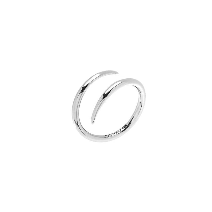 CU JEWELLERY LOOP RING SILVER
